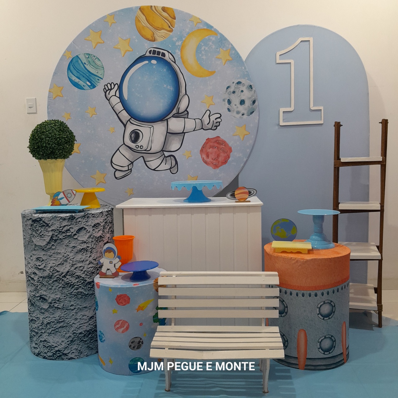 Kit Diamante Astronauta - MJM PEGUE E MONTE