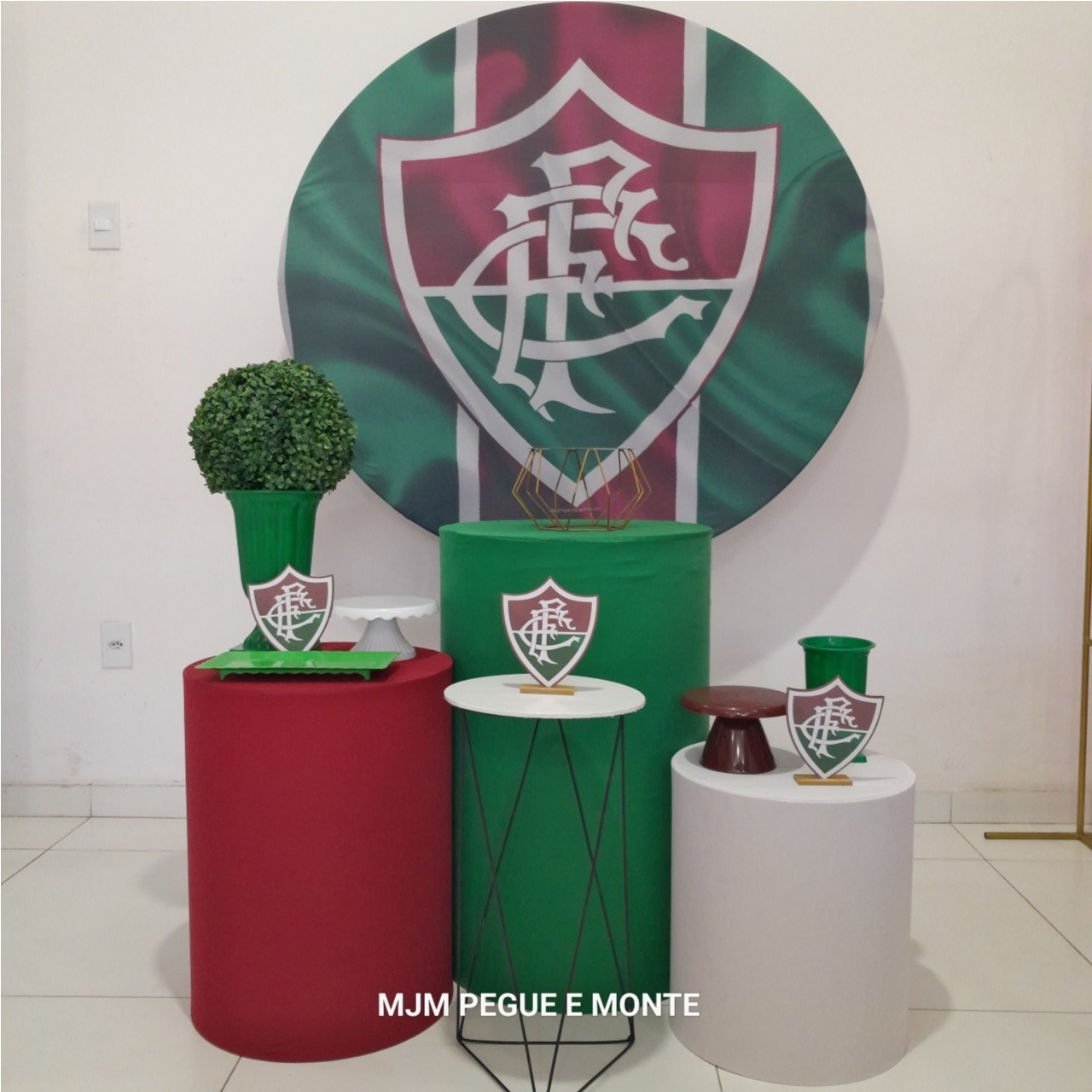 Kit Esmeralda Fluminense 01 - MJM PEGUE E MONTE