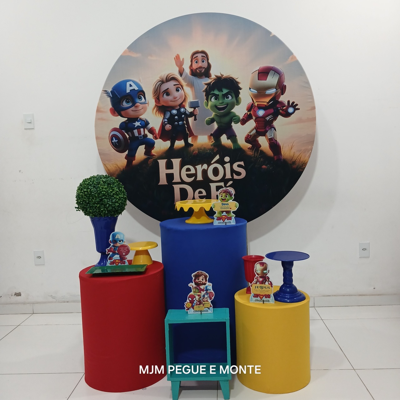 Kit Esmeralda Jesus Meu Heroi - MJM PEGUE E MONTE