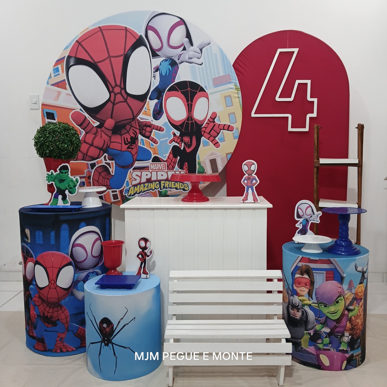Kit Diamante Spidey E Seus Amigos - MJM PEGUE E MONTE