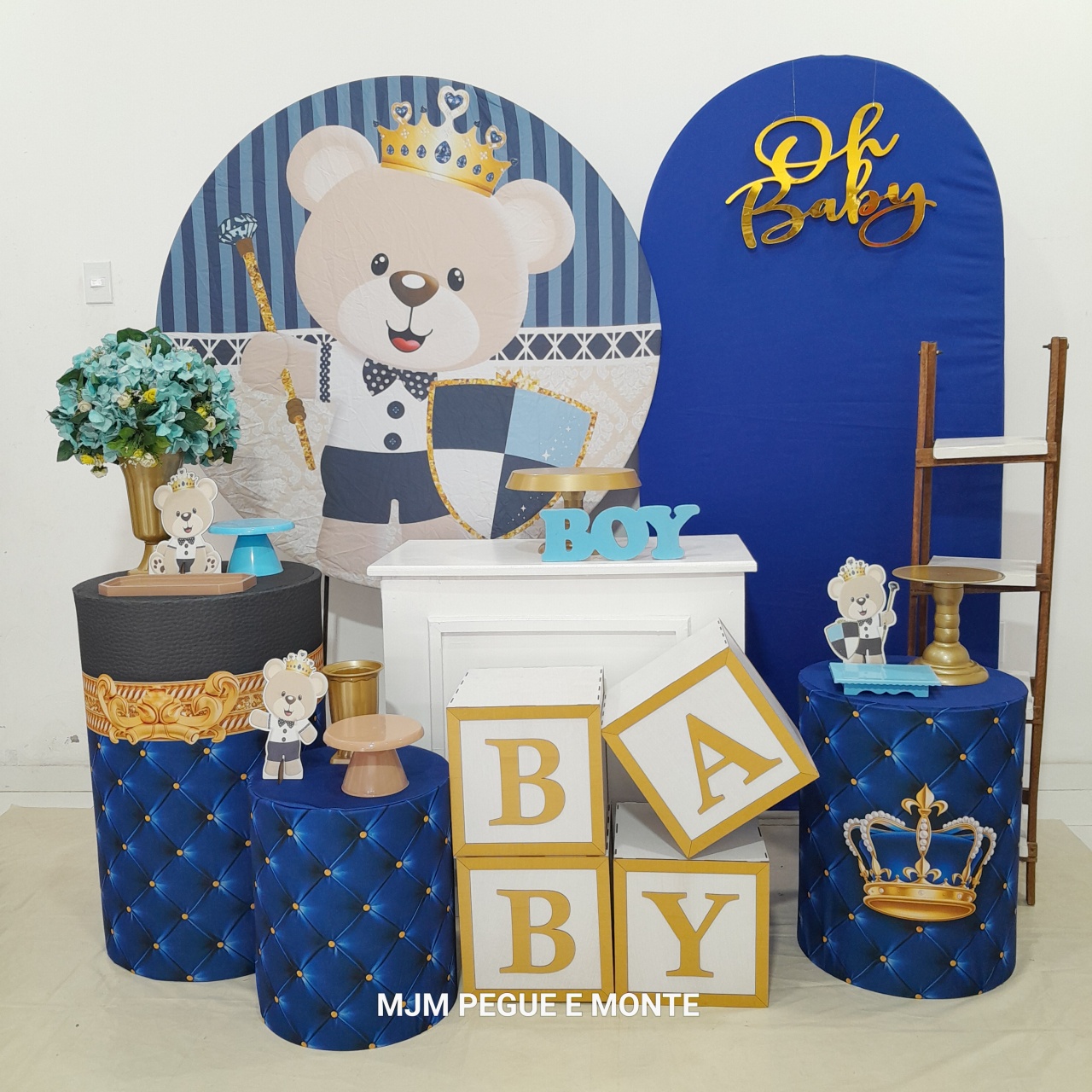 Kit Diamante Ursinho Principe - MJM PEGUE E MONTE