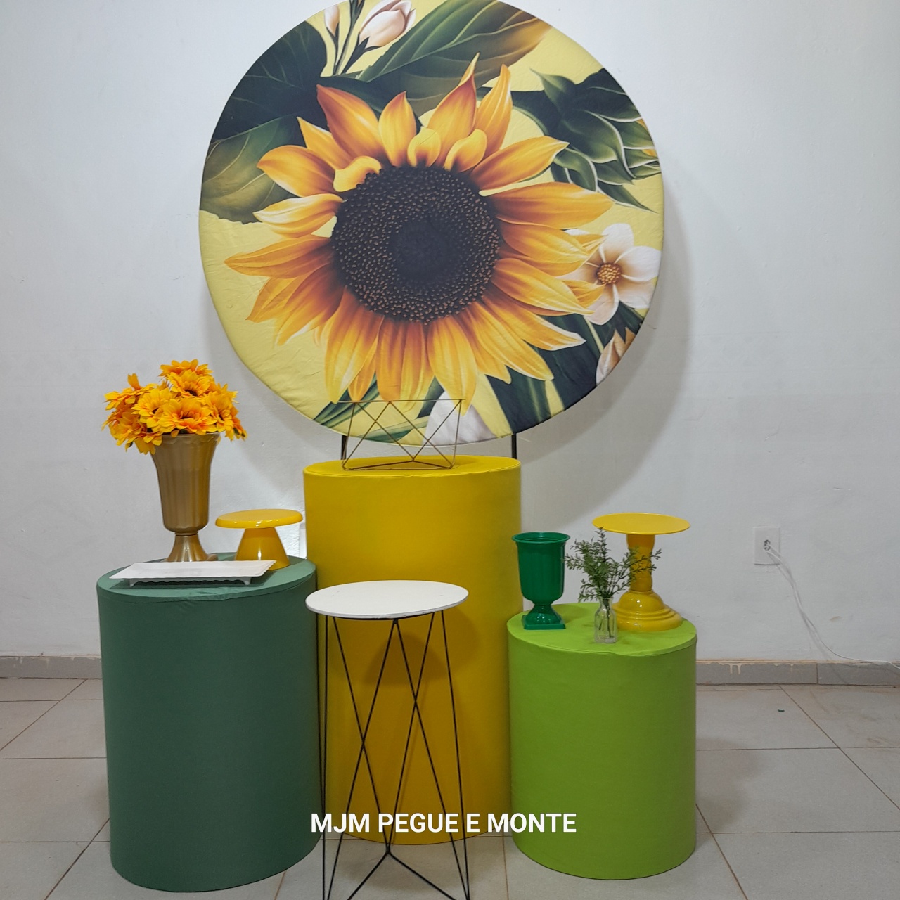 Kit Esmeralda Girassol - MJM PEGUE E MONTE
