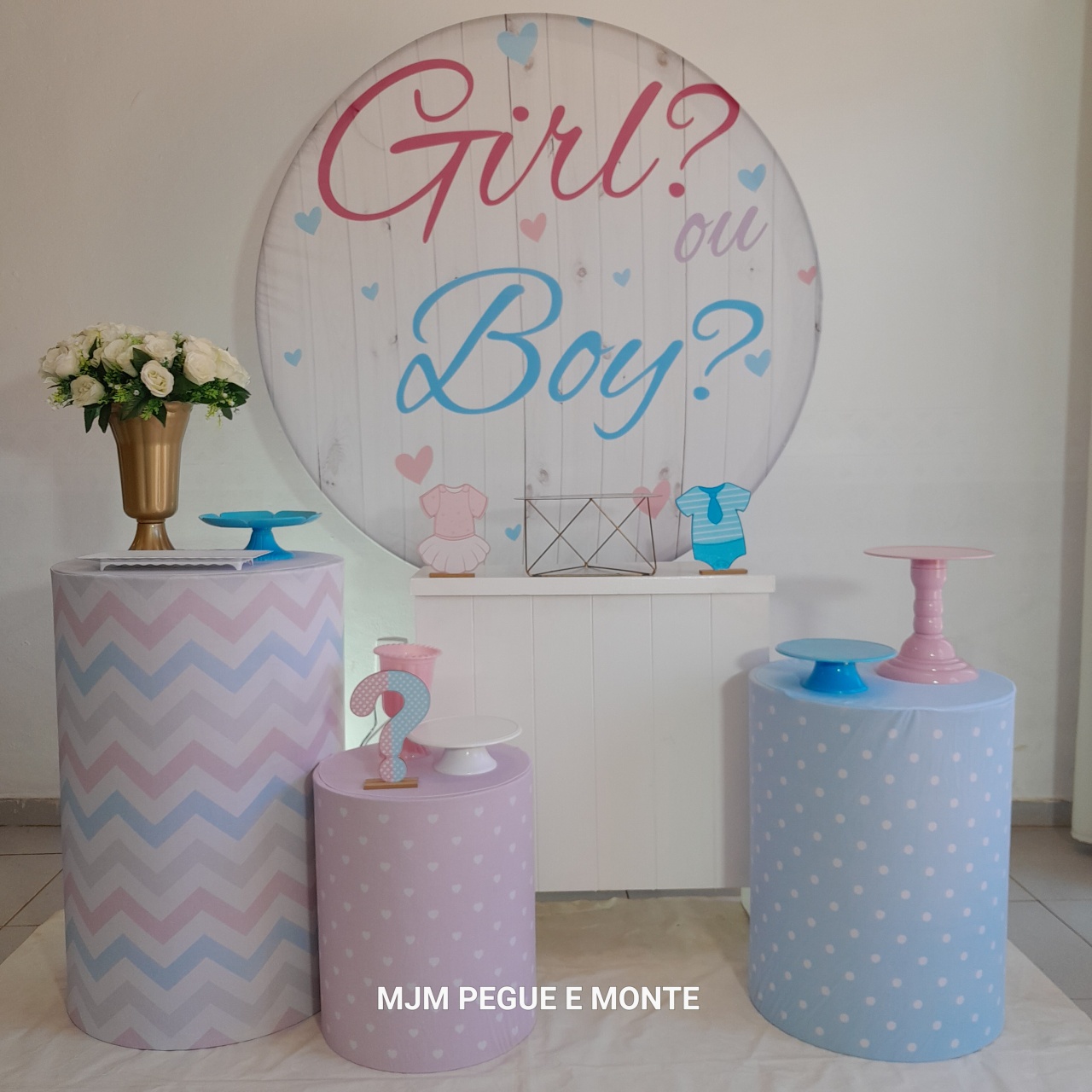 Kit Perola Revelação Girl Boy - MJM PEGUE E MONTE