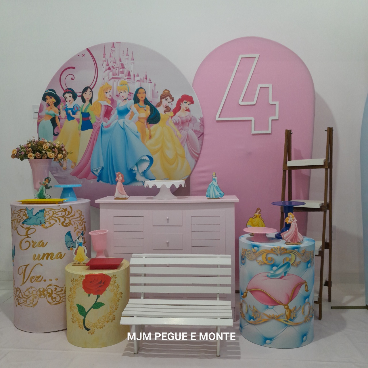 Kit Diamante Princesas - MJM PEGUE E MONTE