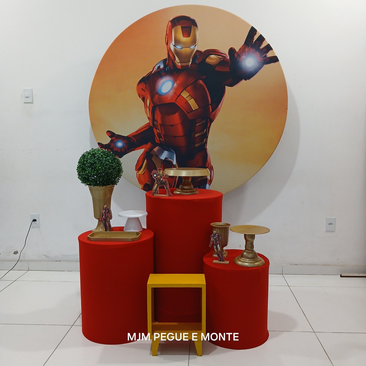 Kit Esmeralda Homem de Ferro - MJM PEGUE E MONTE