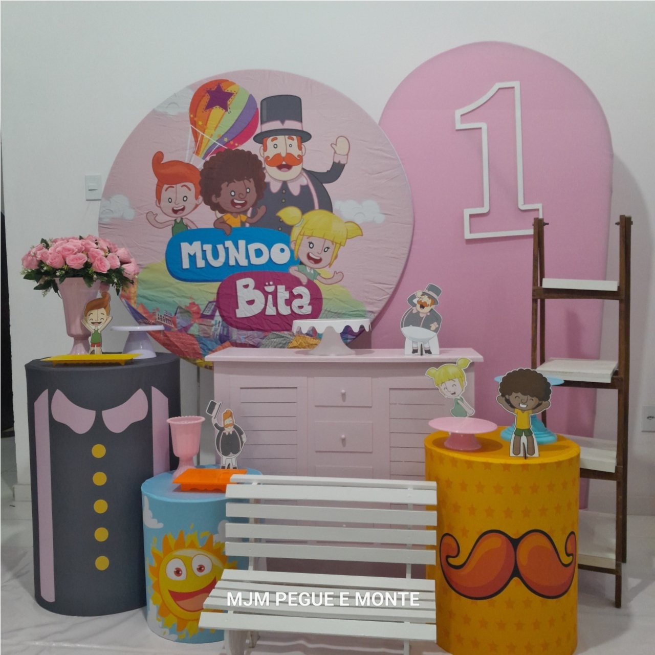 Kit Diamante Mundo Bita Menina - MJM PEGUE E MONTE