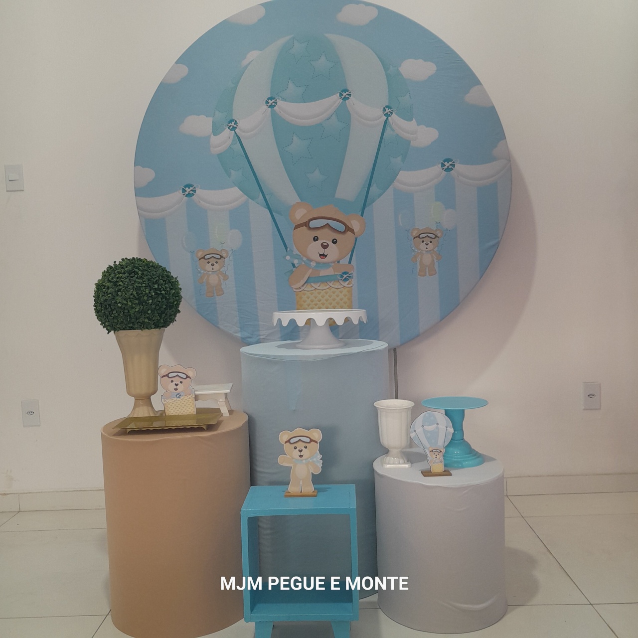 Kit Esmeralda Ursinho Baloeiro - MJM PEGUE E MONTE