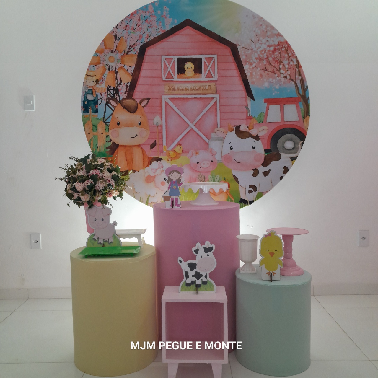 Kit Esmeralda Fazendinha Menina - MJM PEGUE E MONTE