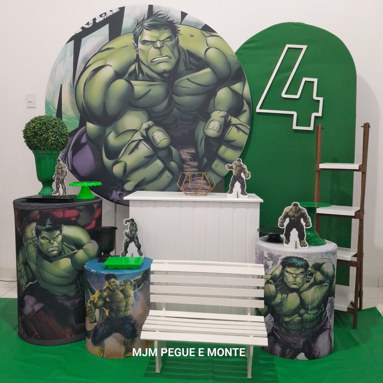 Kit Diamante Hulk 1 - MJM PEGUE E MONTE