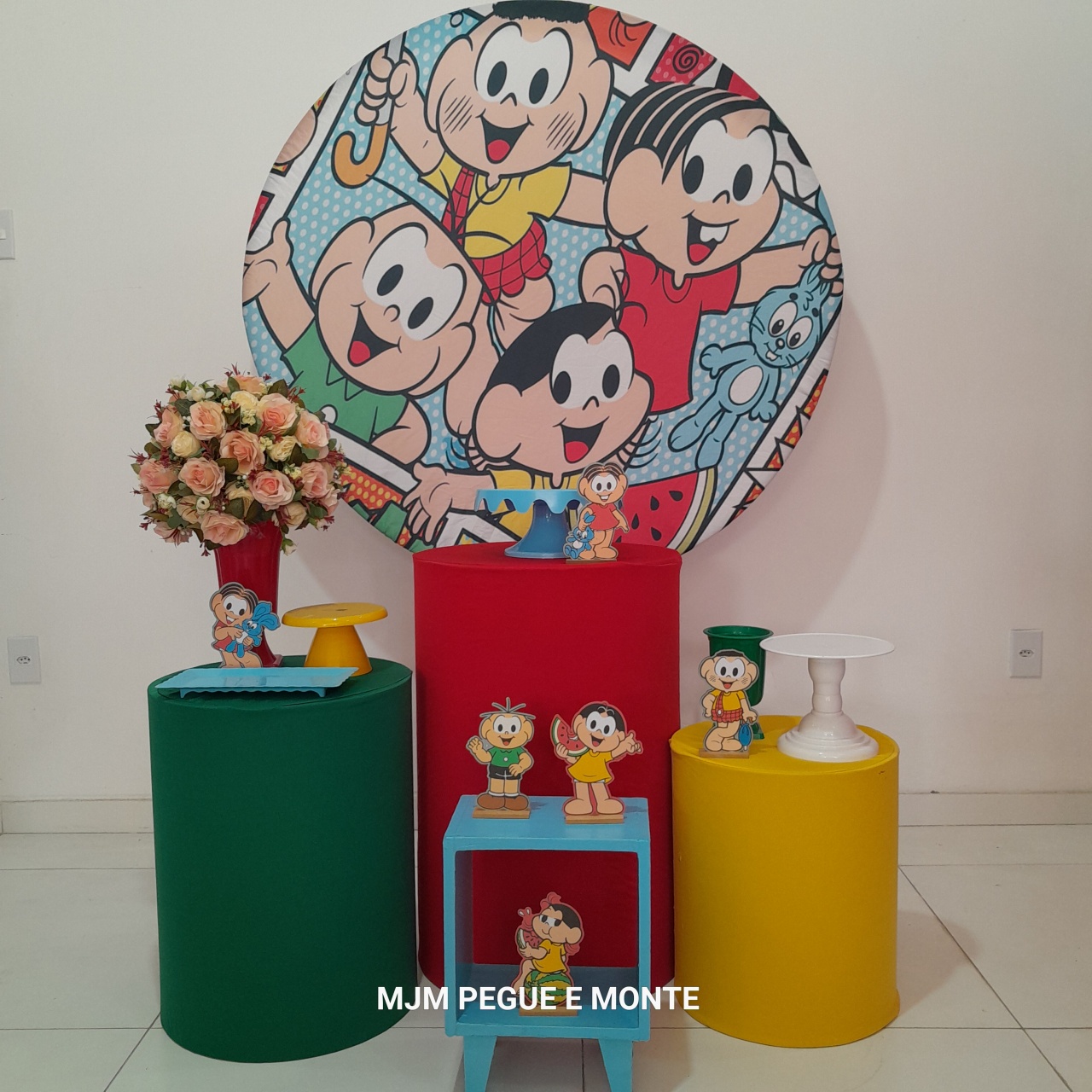 Kit Esmeralda Turma da Monica - MJM PEGUE E MONTE