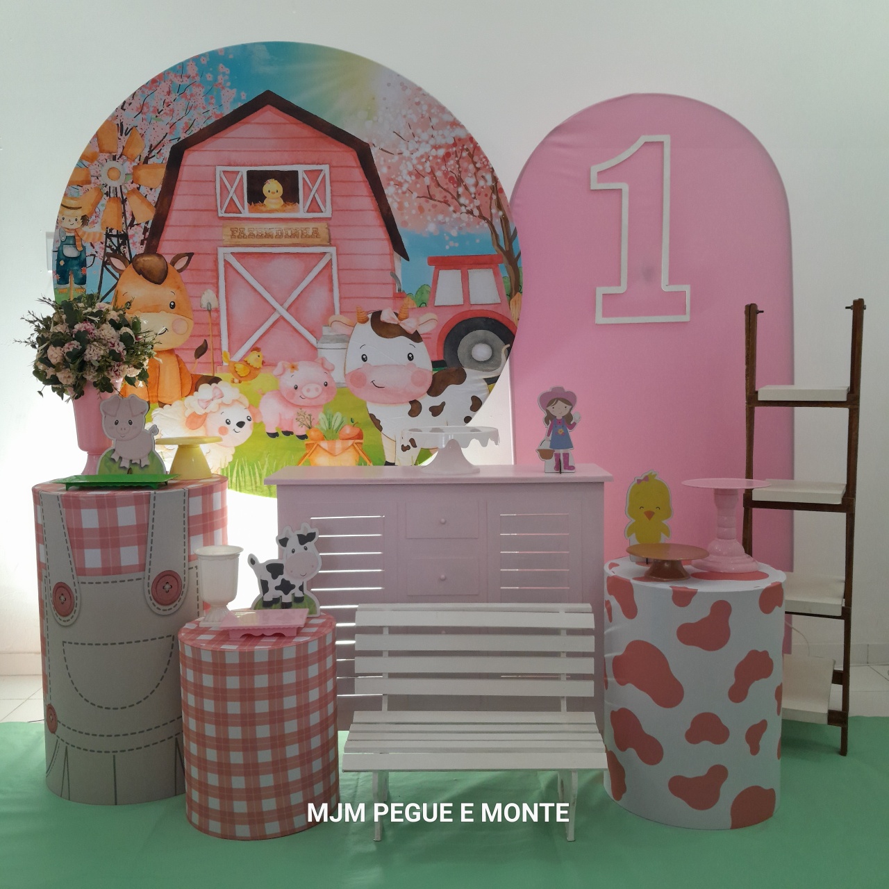 Kit Diamante Fazendinha Menina - MJM PEGUE E MONTE