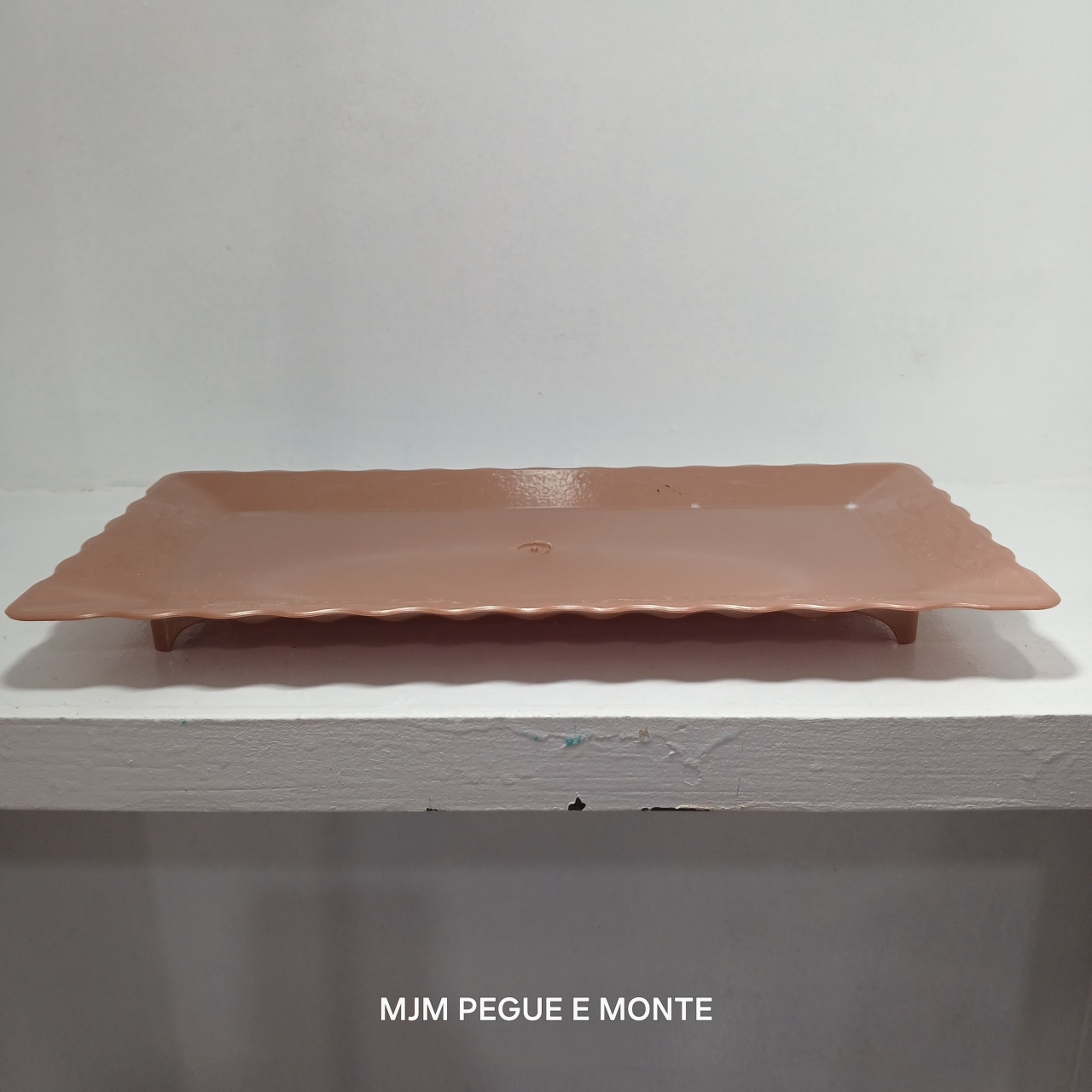 Bandeja Baixa Acrílico Rose Gold - MJM PEGUE E MONTE