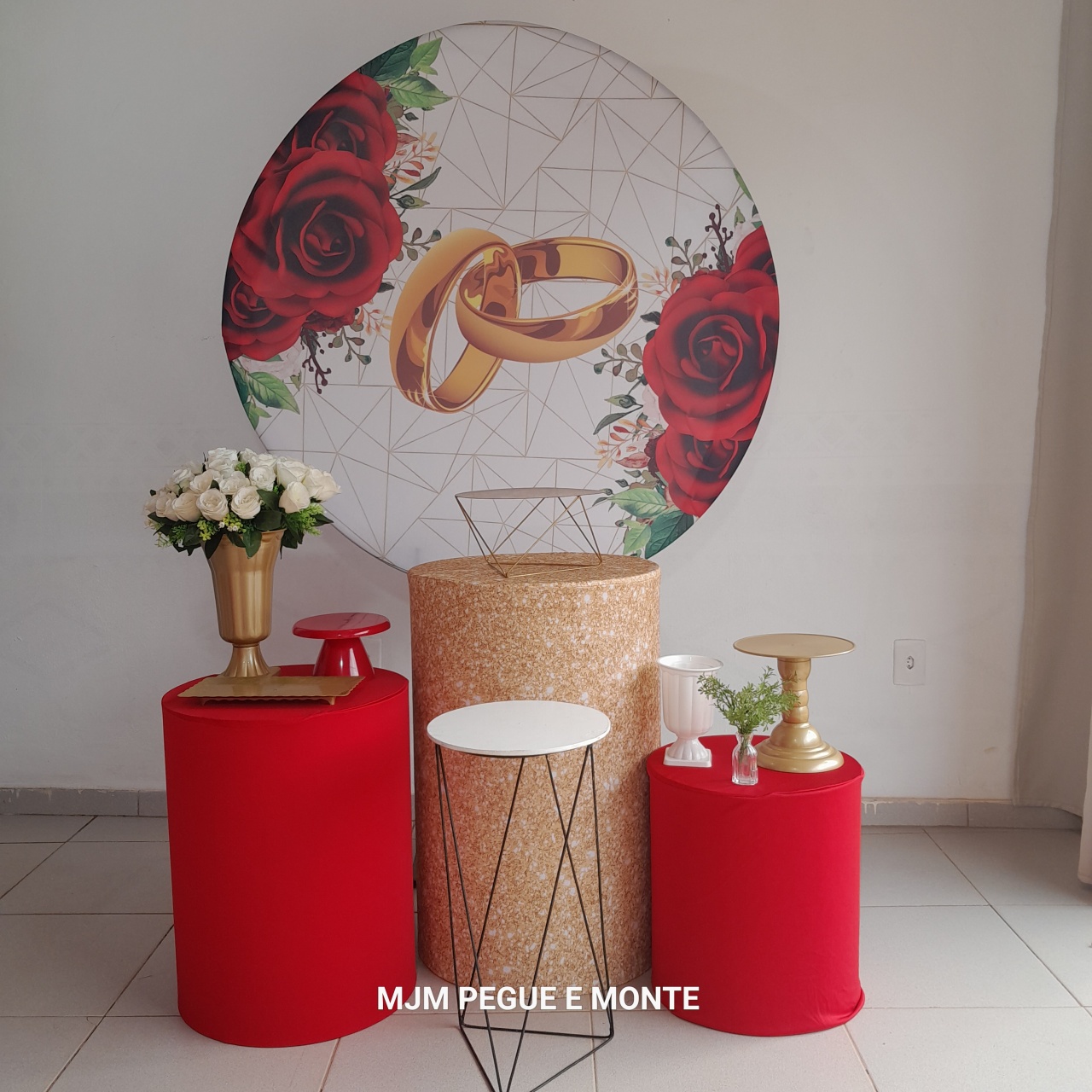 Kit Esmeralda Aliança - MJM PEGUE E MONTE