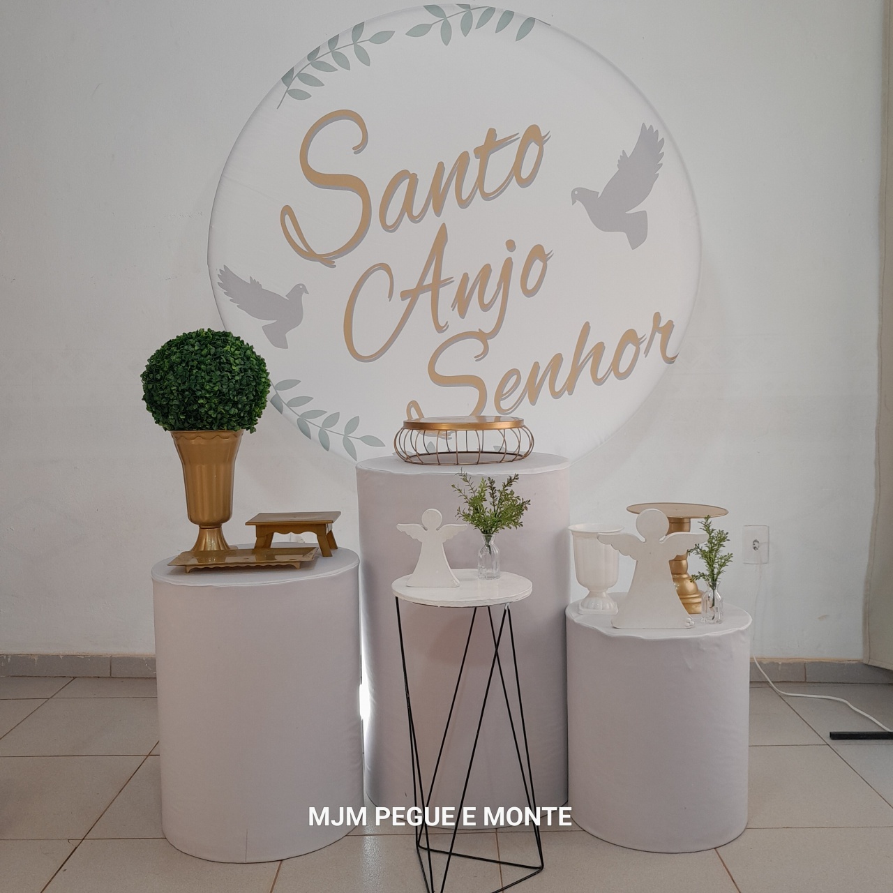 Kit Esmeralda Santo Anjo Do Senhor - MJM PEGUE E MONTE