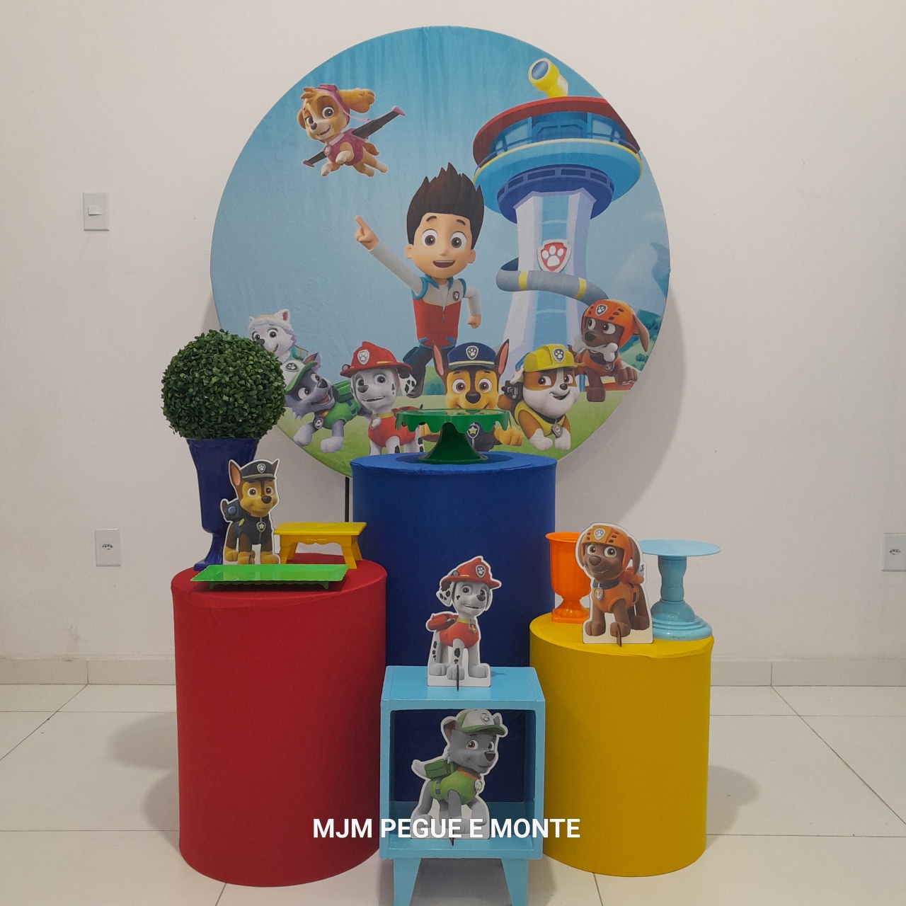 Kit Esmeralda Patrulha Canina - MJM PEGUE E MONTE