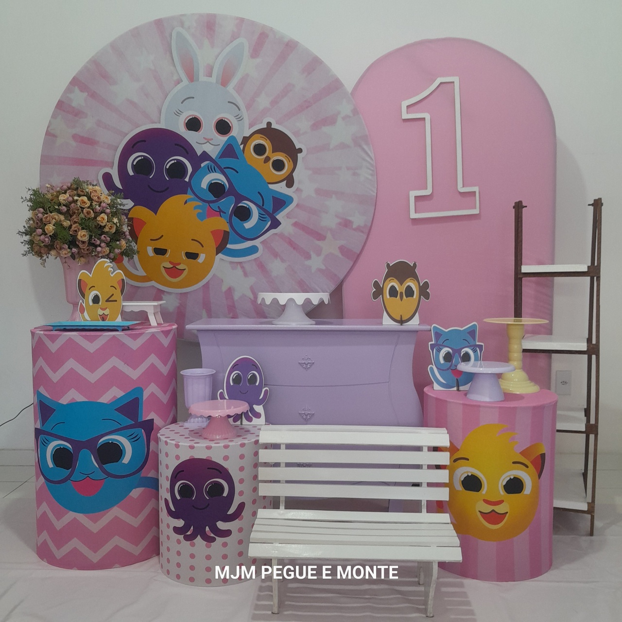 Kit Diamante Bolofofo Rosa - MJM PEGUE E MONTE