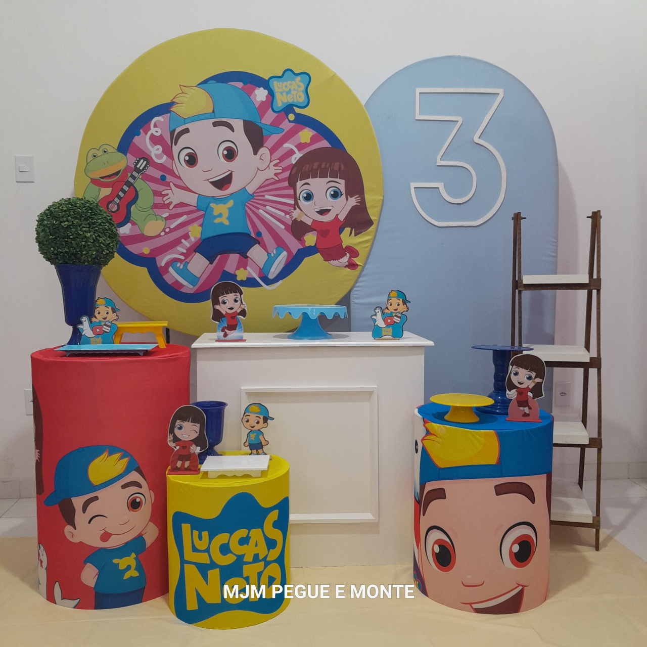 Kit Diamante Lucas Neto E Gi 02 Menino - MJM PEGUE E MONTE