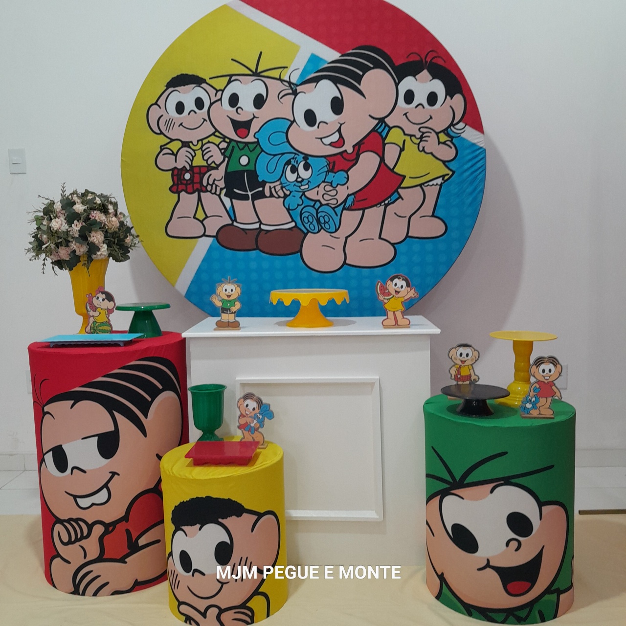 Kit Perola Turma da Monica 01 - MJM PEGUE E MONTE