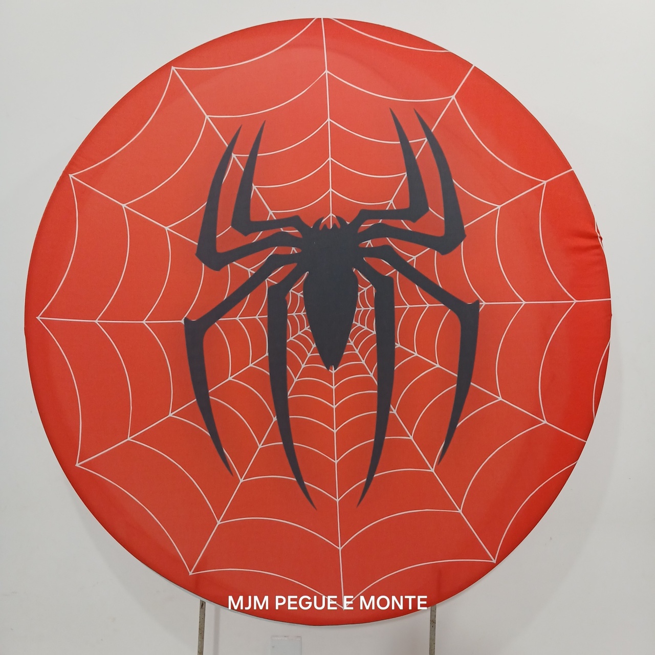 Capa Painel Redondo Homem Aranha - MJM PEGUE E MONTE