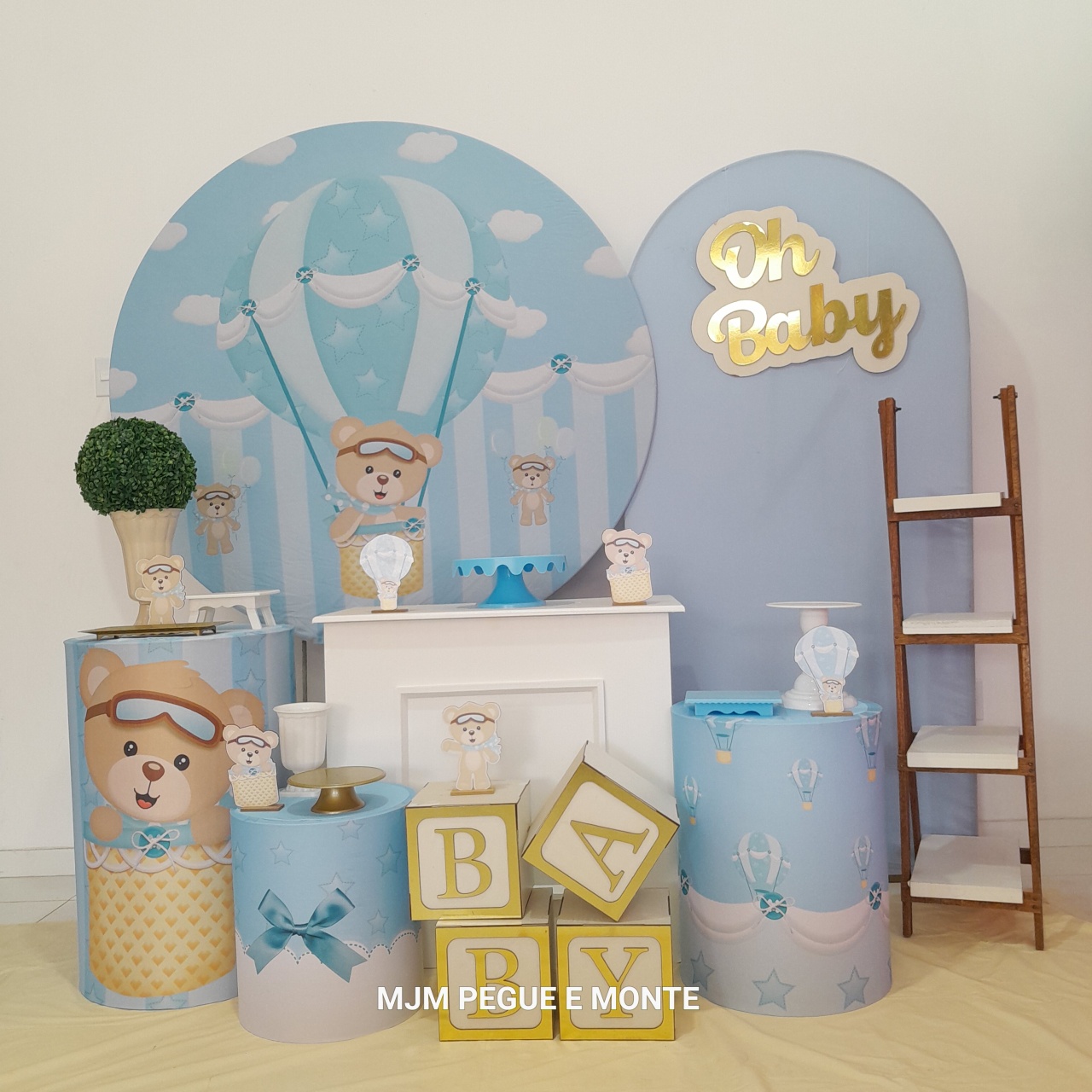Kit Diamante Ursinho Baloeiro - MJM PEGUE E MONTE