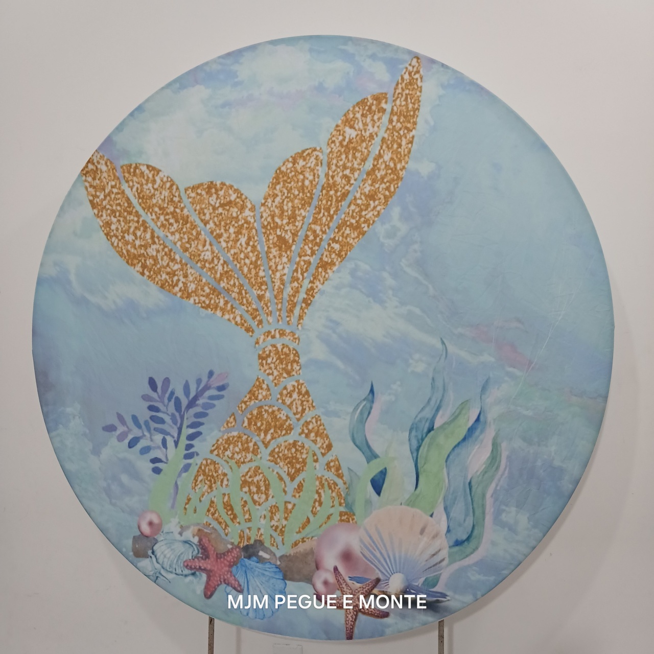 Capa Painel Redondo Calda de Sereia - MJM PEGUE E MONTE