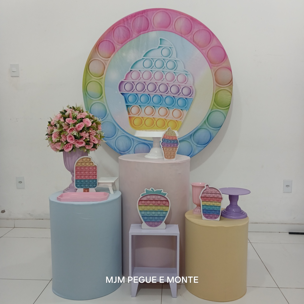Kit Esmeralda Pop It - MJM PEGUE E MONTE