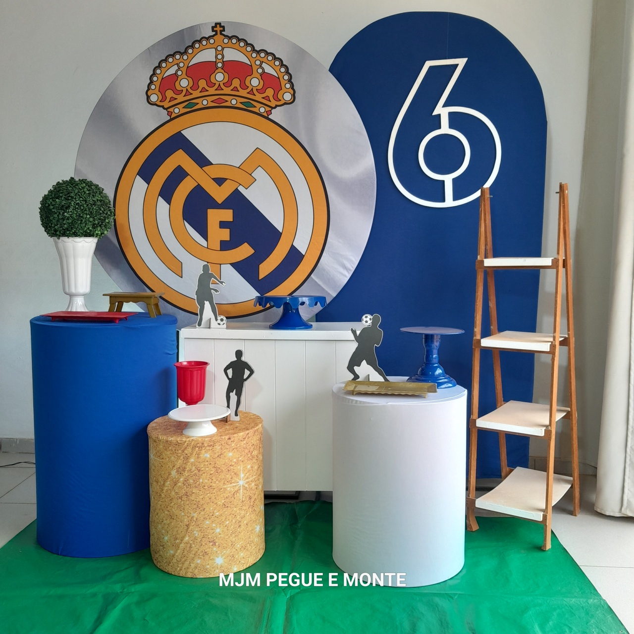 Kit Diamante Real Madrid 01 - MJM PEGUE E MONTE