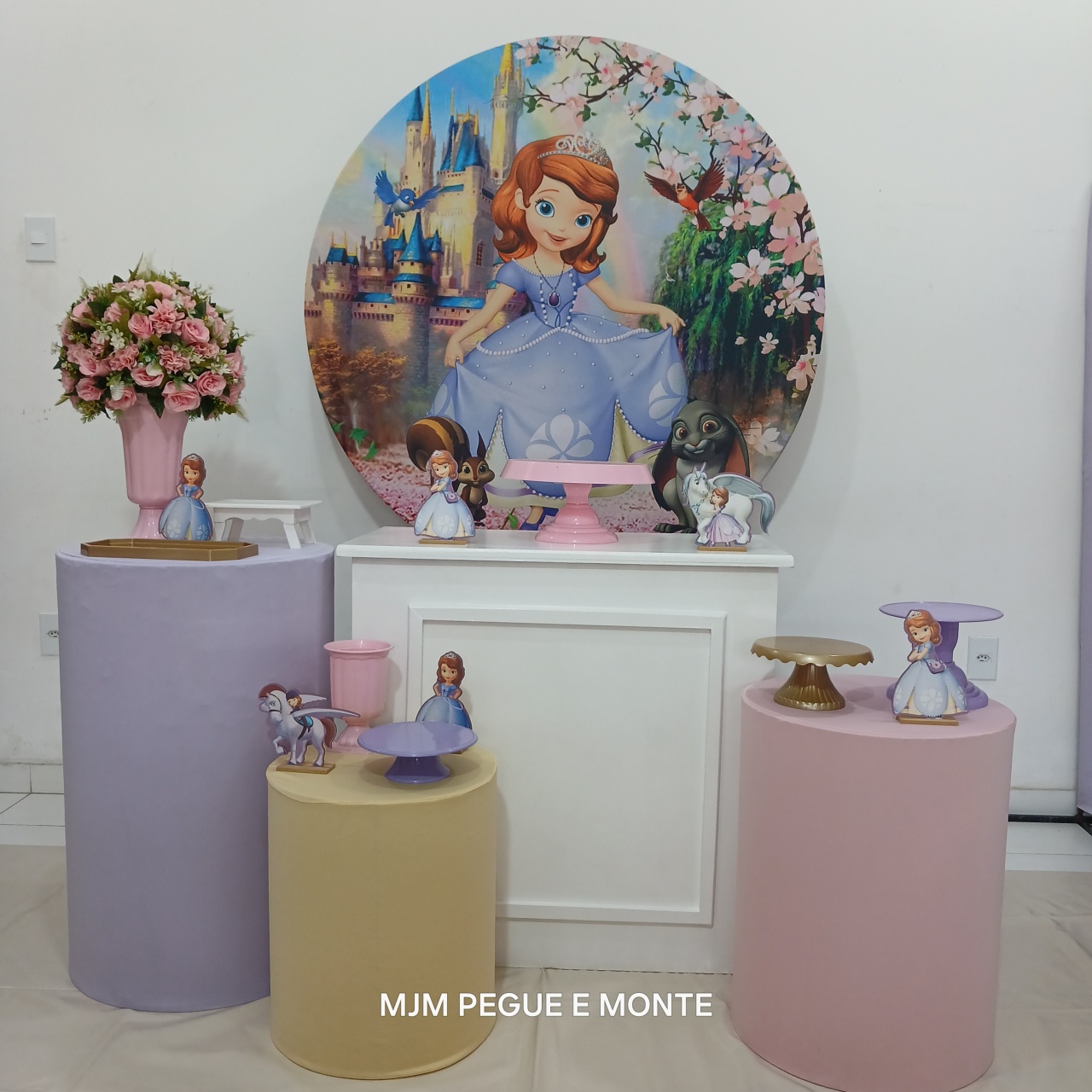 Kit Perola Princesa Sofia - MJM PEGUE E MONTE