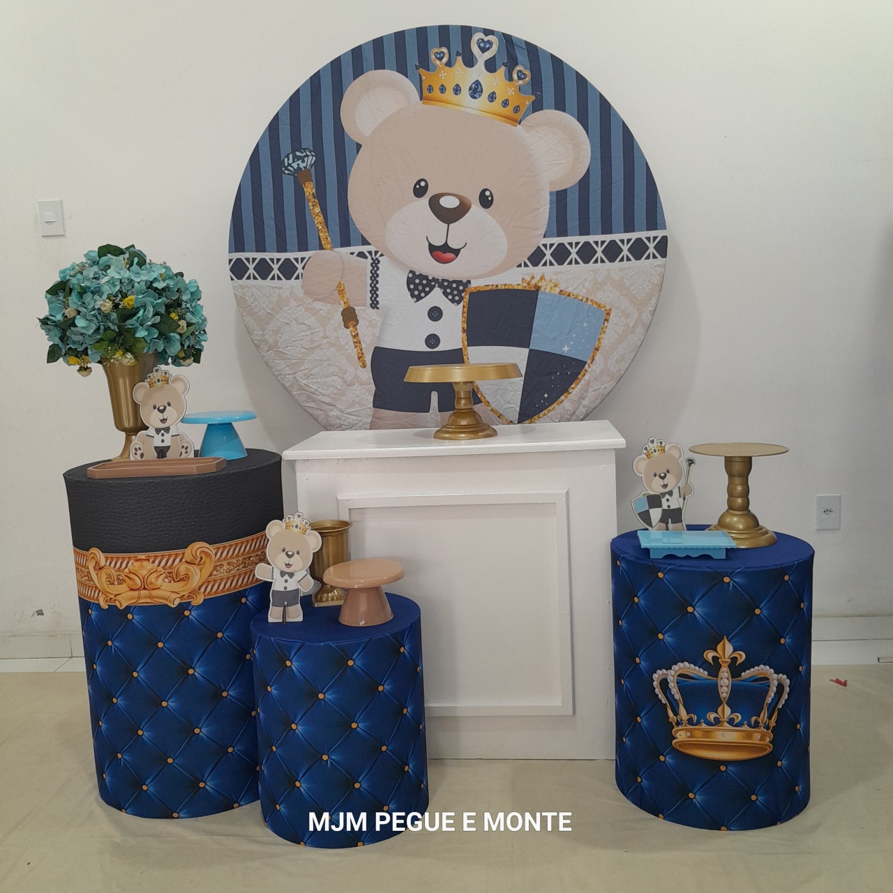 Kit Pérola Ursinho Principe - MJM PEGUE E MONTE
