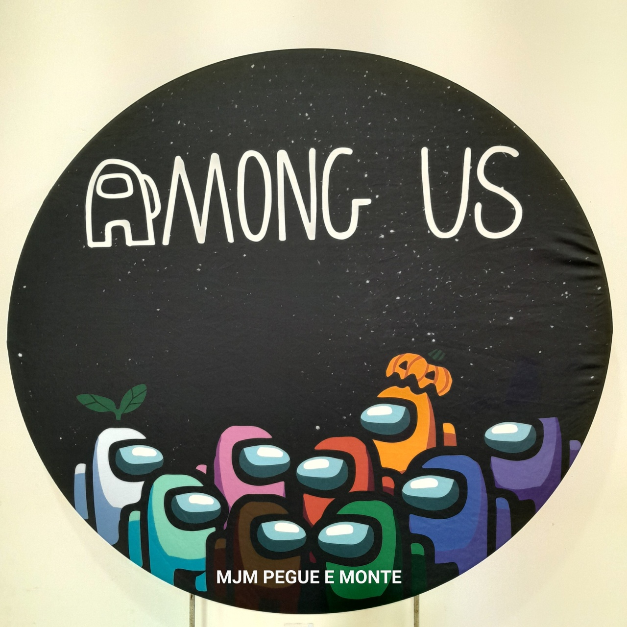 Capa Painel Redondo Among Us - MJM PEGUE E MONTE