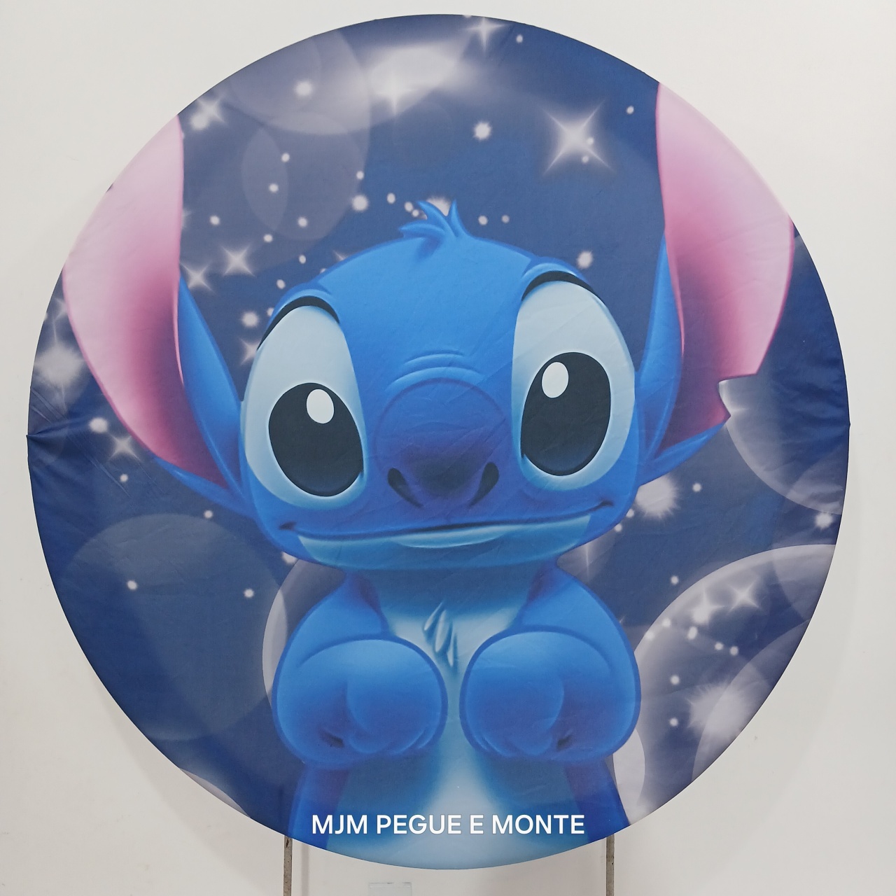 Capa Painel Redondo Stitch - MJM PEGUE E MONTE