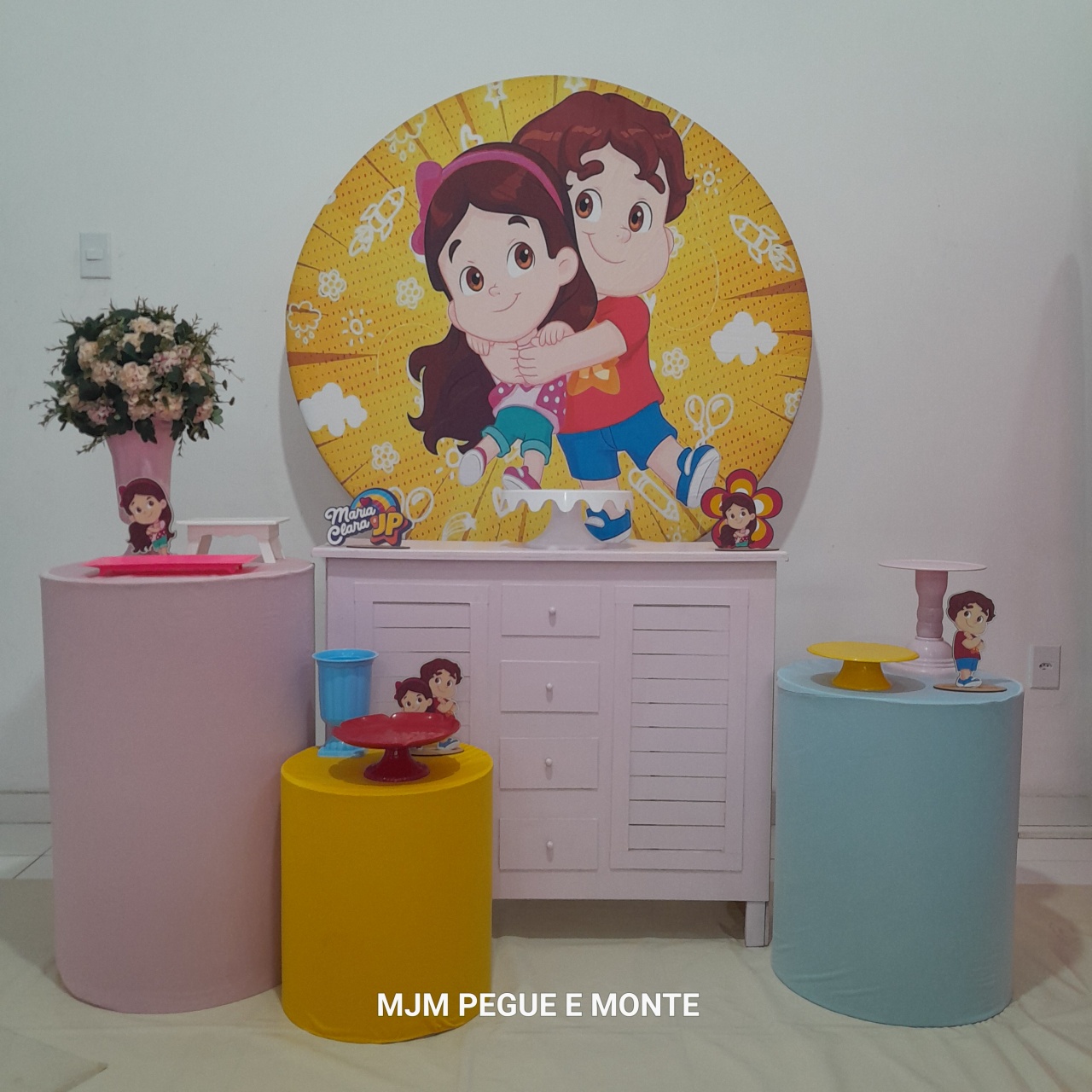 Kit Pérola Maria Clara E Jp Menina - MJM PEGUE E MONTE