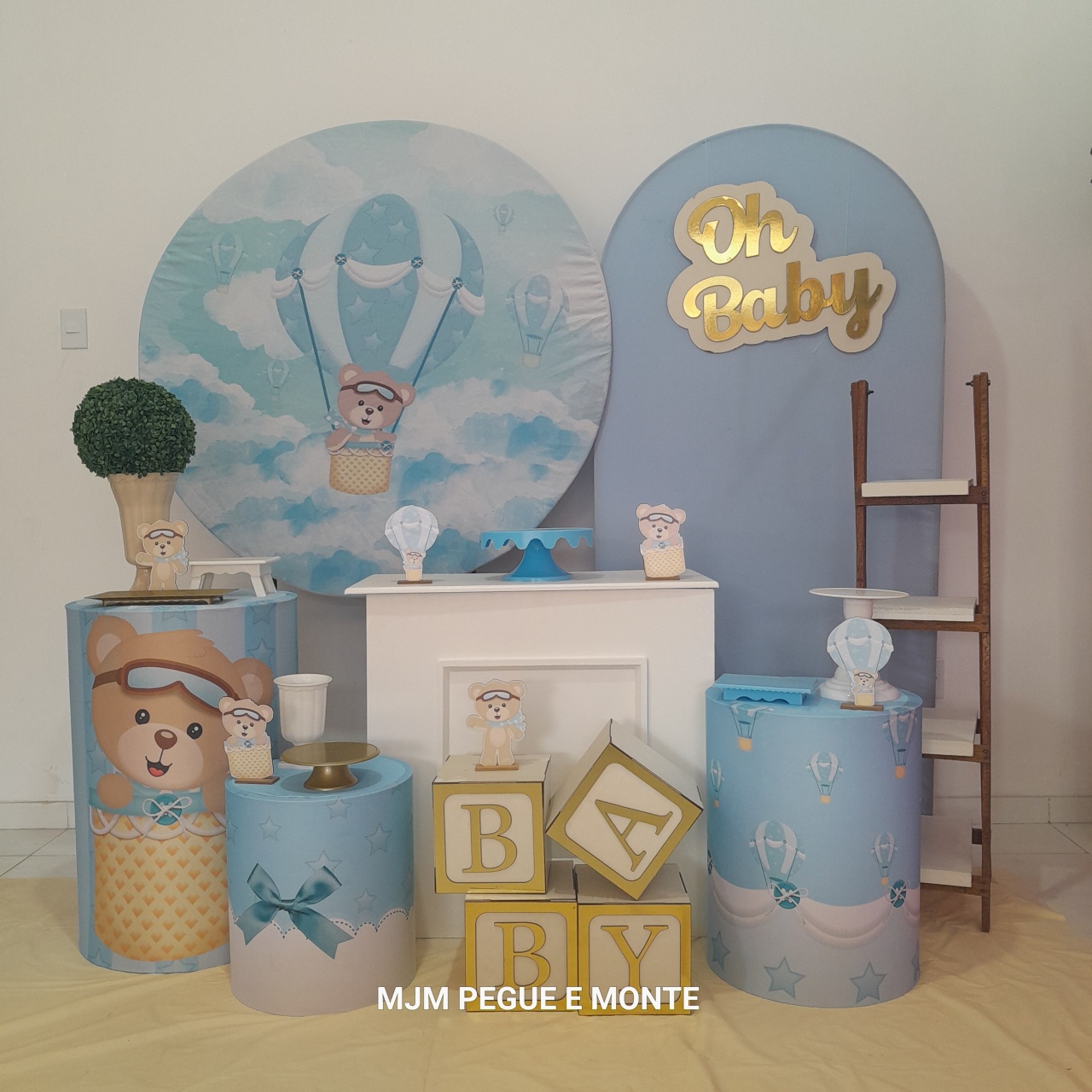 Kit Diamante Ursinho Baloeiro 2 - MJM PEGUE E MONTE