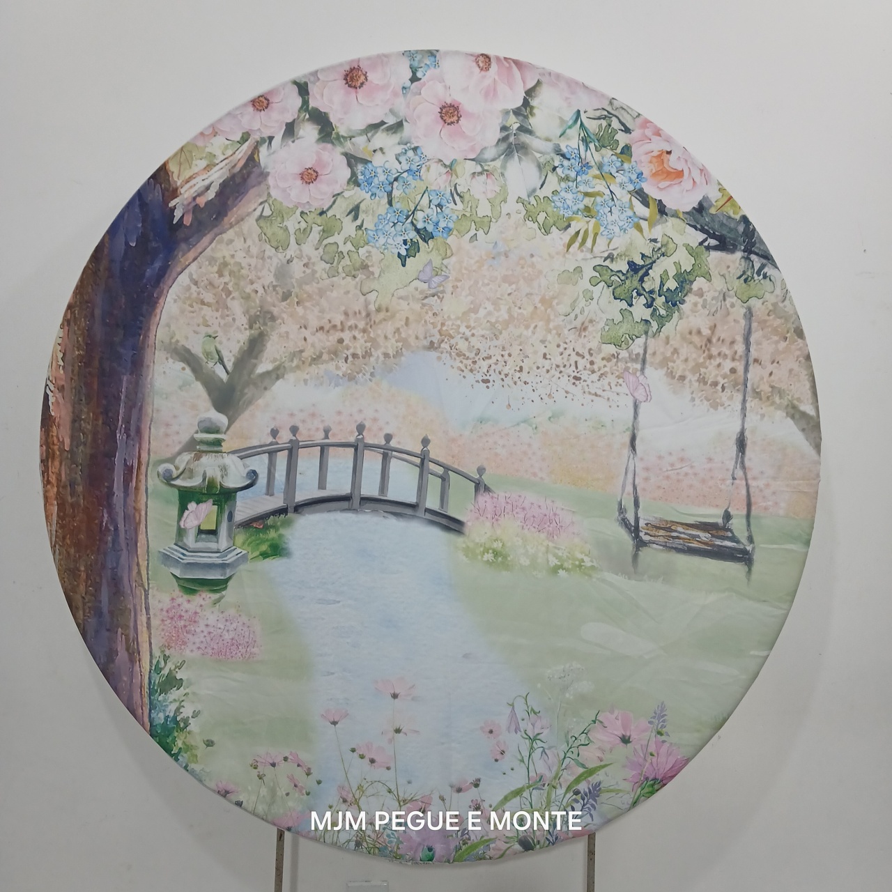 Capa Painel Redondo Jardim Encantado - MJM PEGUE E MONTE