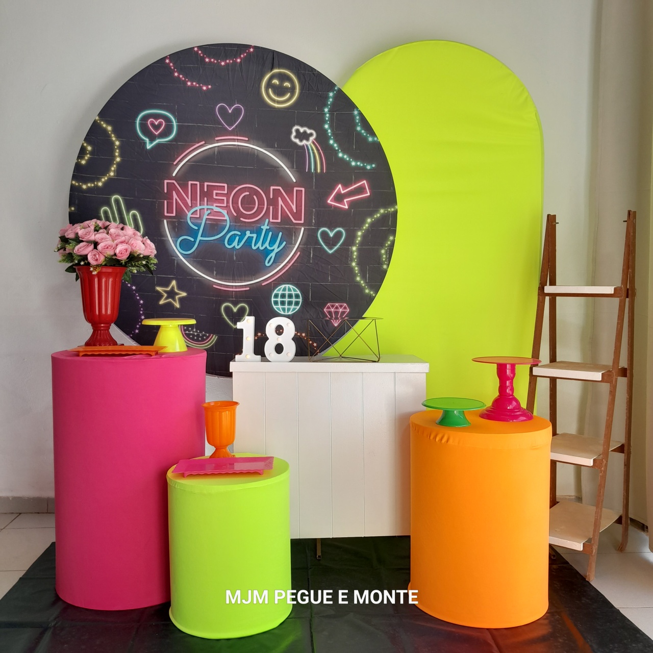 Kit Diamante Neon 01 - MJM PEGUE E MONTE