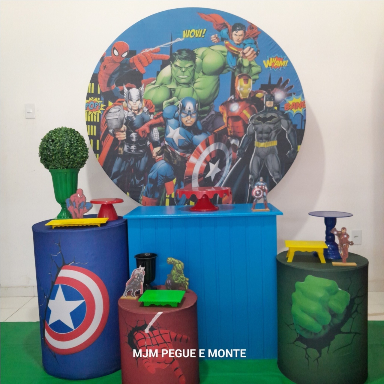 Kit Pérola Vingadores 1 - MJM PEGUE E MONTE