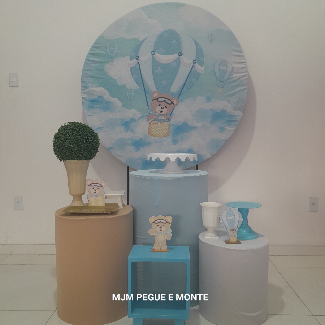 Kit Esmeralda Ursinho Baloeiro 2 - MJM PEGUE E MONTE