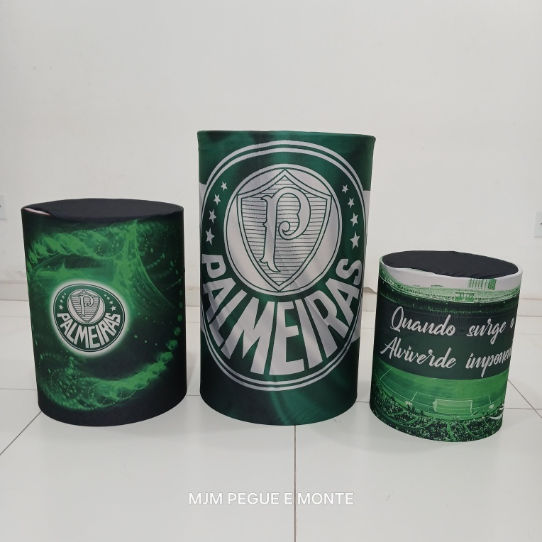 Trio de Capas de Cilindro Palmeiras - MJM PEGUE E MONTE