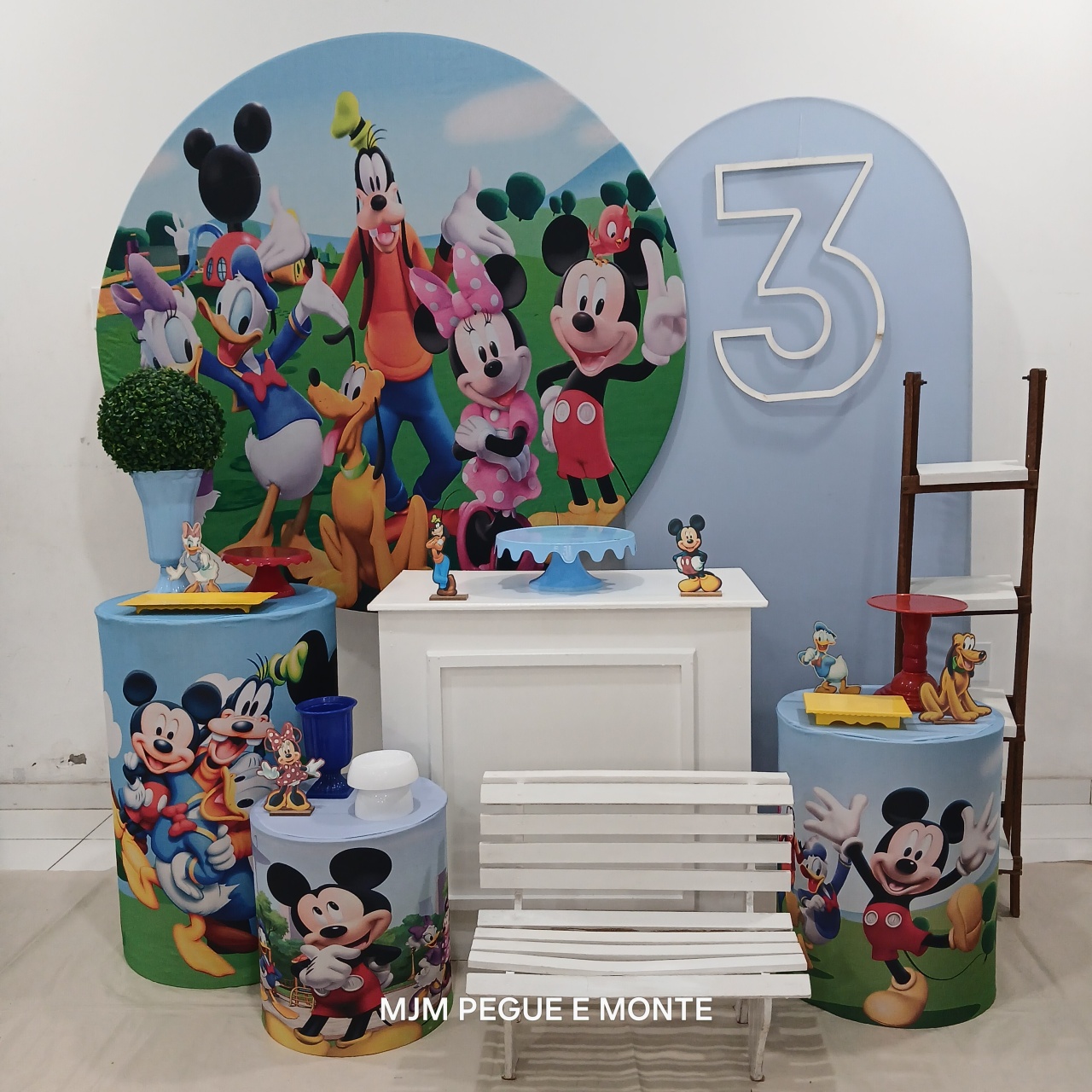 Kit Diamante Mickey E Sua Turma - MJM PEGUE E MONTE