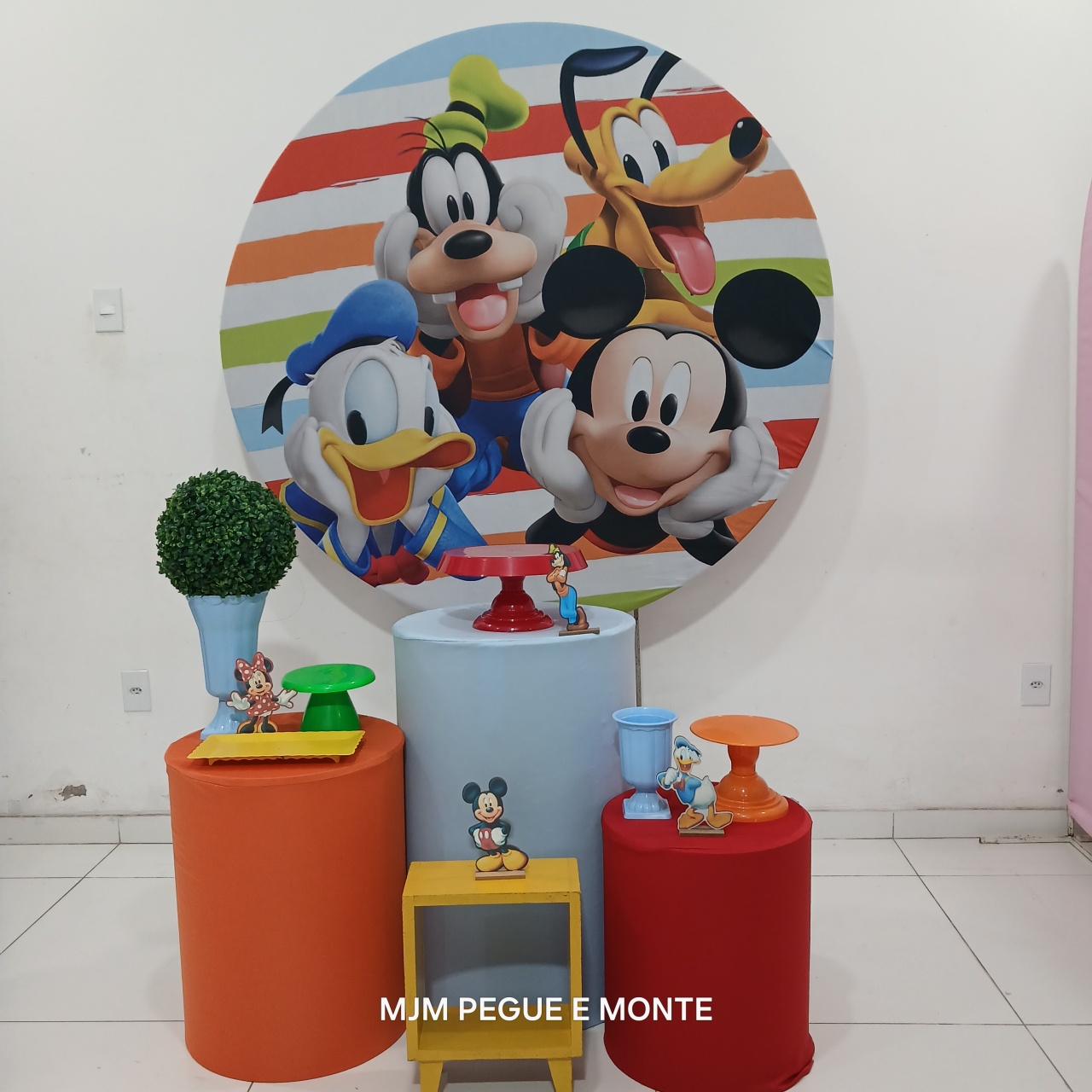 Kit Esmeralda Turma Do Mickey 02 - MJM PEGUE E MONTE