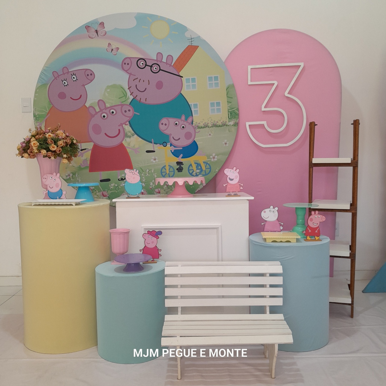 Kit Diamante Familia Peppa Pig Candy - MJM PEGUE E MONTE