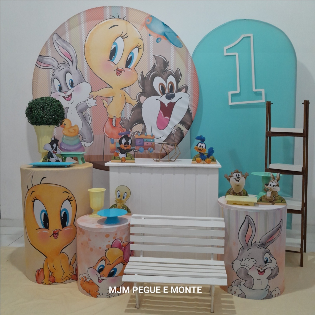Kit Diamante Looney Tunes Menino - MJM PEGUE E MONTE