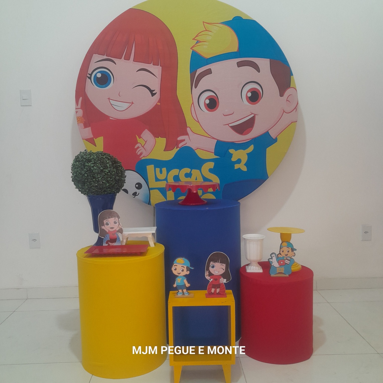 Kit Esmeralda Lucas Neto E Gi 01 Menino - MJM PEGUE E MONTE
