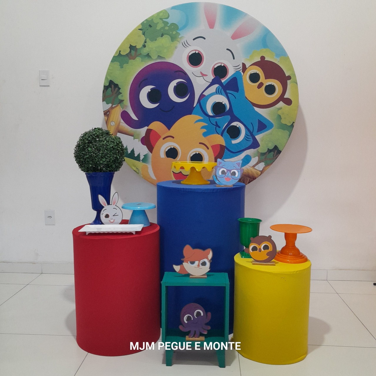 Kit Esmeralda Bolofofo Menino - MJM PEGUE E MONTE