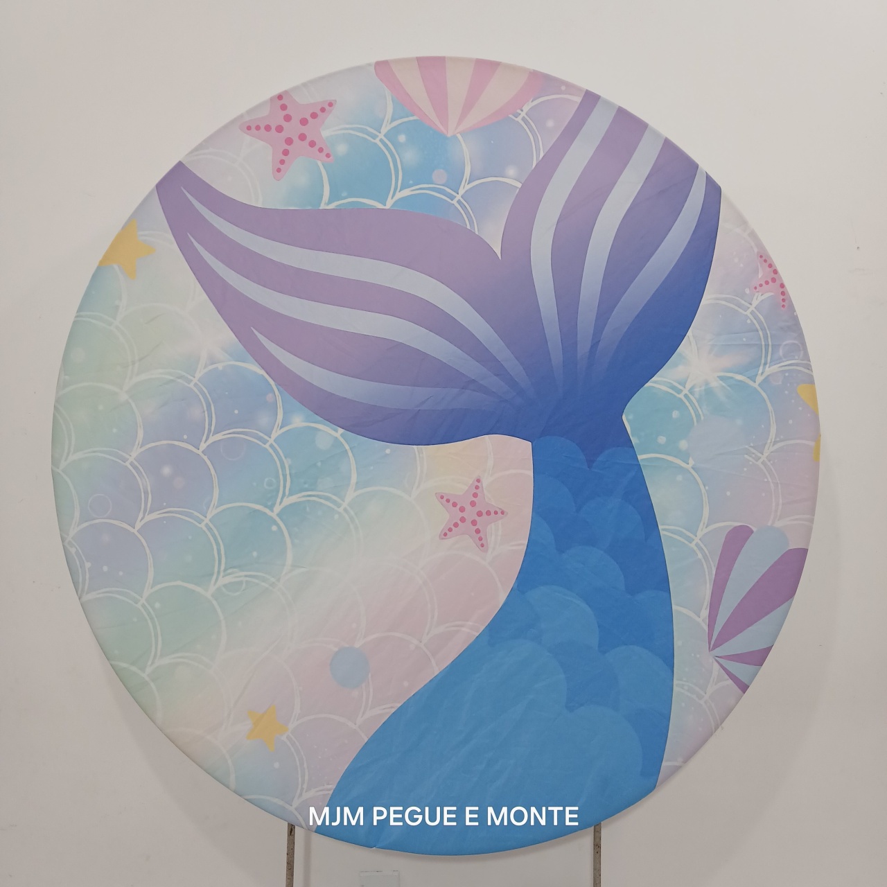 Capa Painel Redondo Calda de Sereia - MJM PEGUE E MONTE