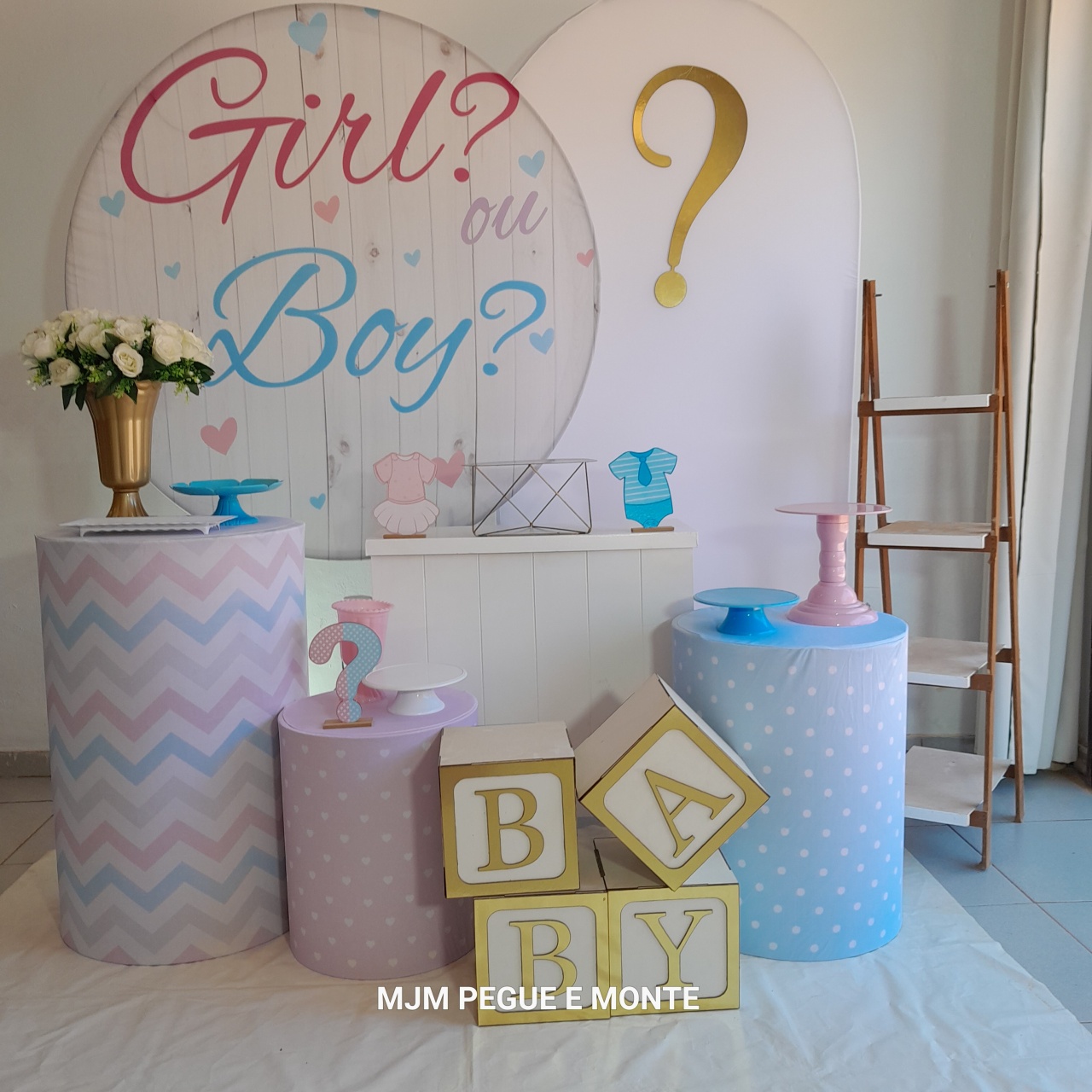 Kit Diamante Revelação Girl Boy - MJM PEGUE E MONTE