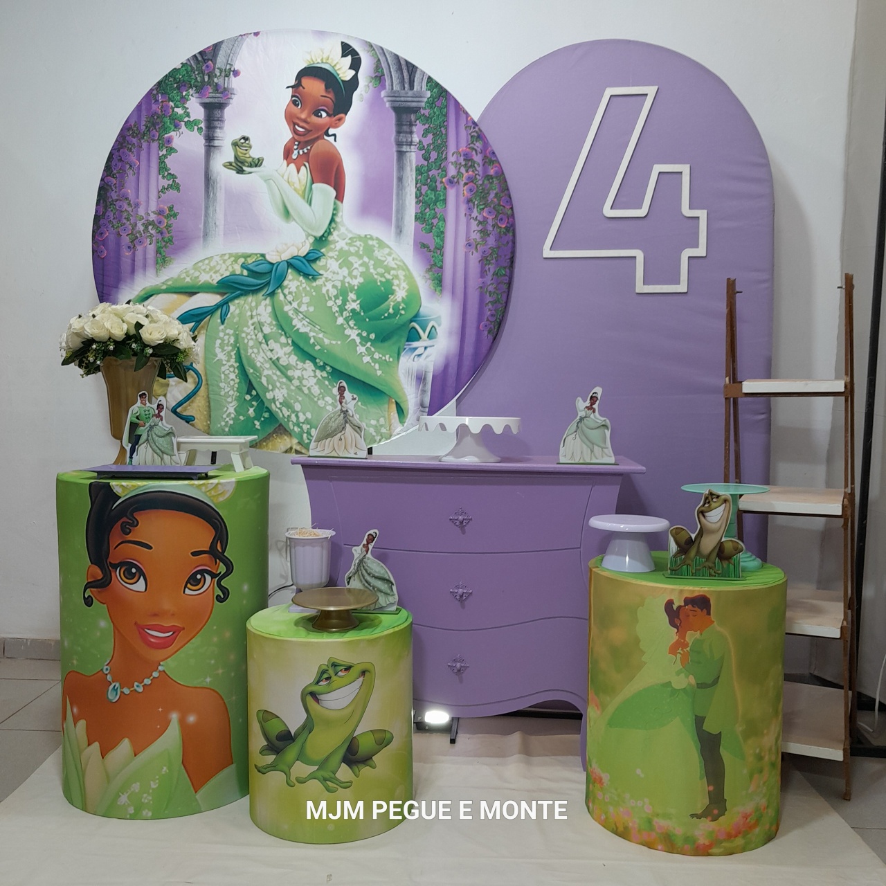 Kit Diamante Princesa Tiana - MJM PEGUE E MONTE