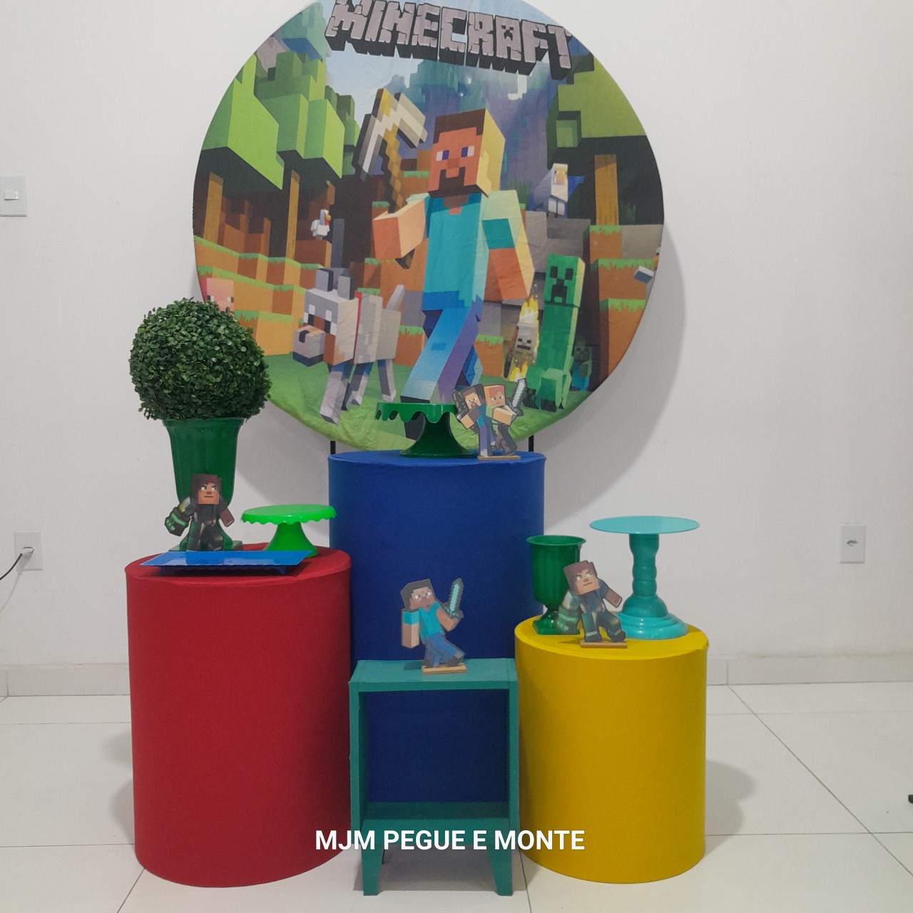 Kit Esmeralda Minecraft - MJM PEGUE E MONTE