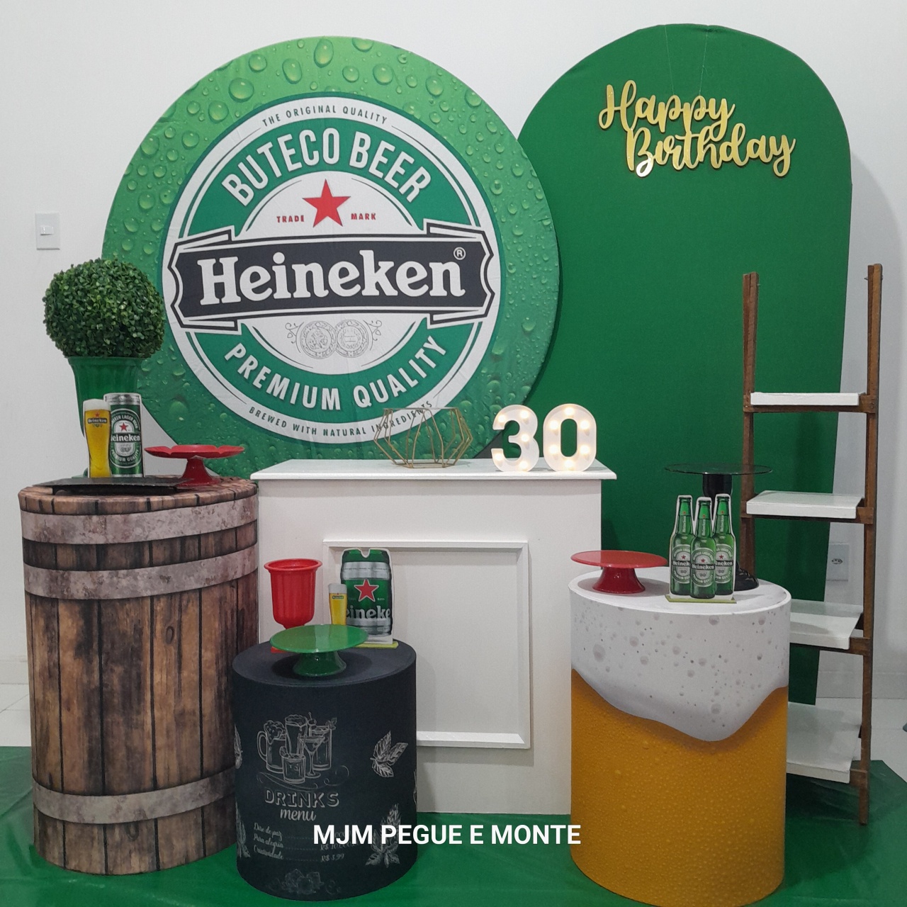 Kit Diamante Heineken - MJM PEGUE E MONTE