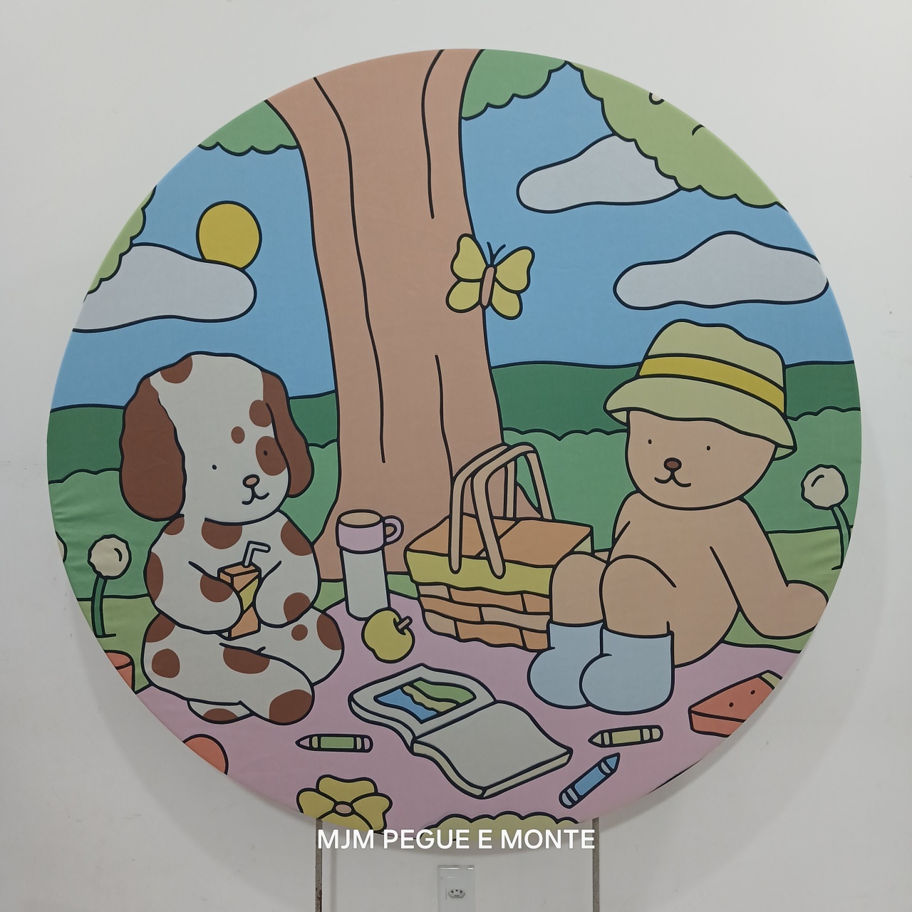Capa Painel Redondo Bobbie Goods - MJM PEGUE E MONTE
